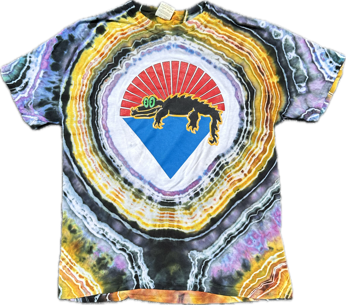 Gator Under The Stars King Gizzard Tie Dye Shirt ::Large::