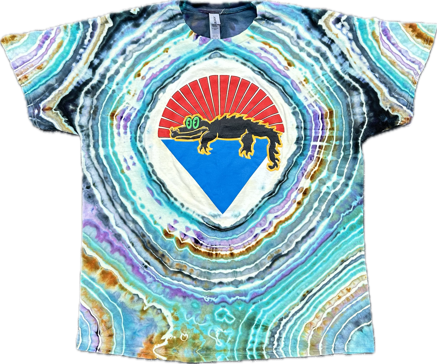 Gator Under The Stars King Gizzard Tie Dye Shirt ::XL::