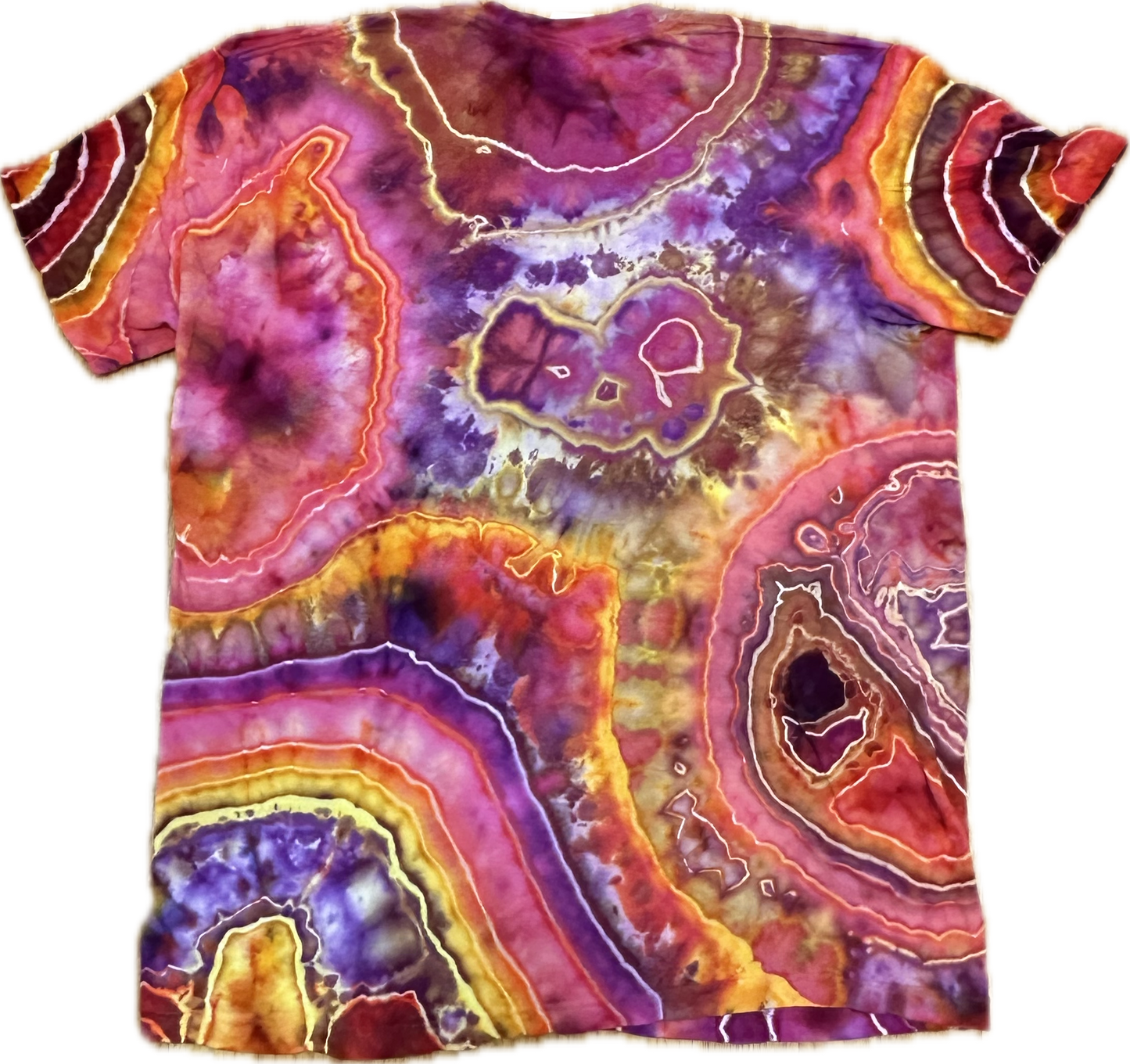 :: LARGE:: Nonagon Stealie Gator King Gizzard Tie-Dye T-Shirt