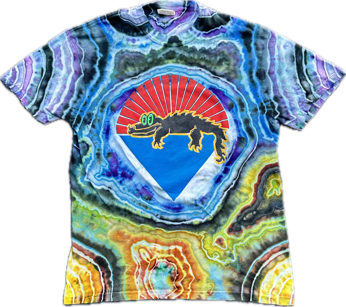 Gator Under The Stars King Gizzard Tie Dye Shirt ::Medium::