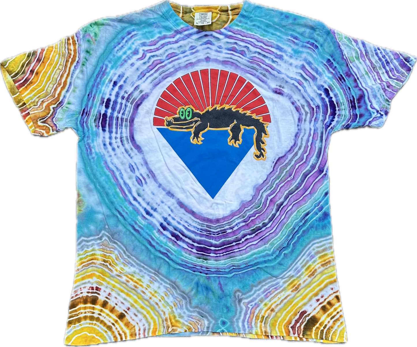 Gator Under The Stars King Gizzard Tie Dye Shirt ::XL::