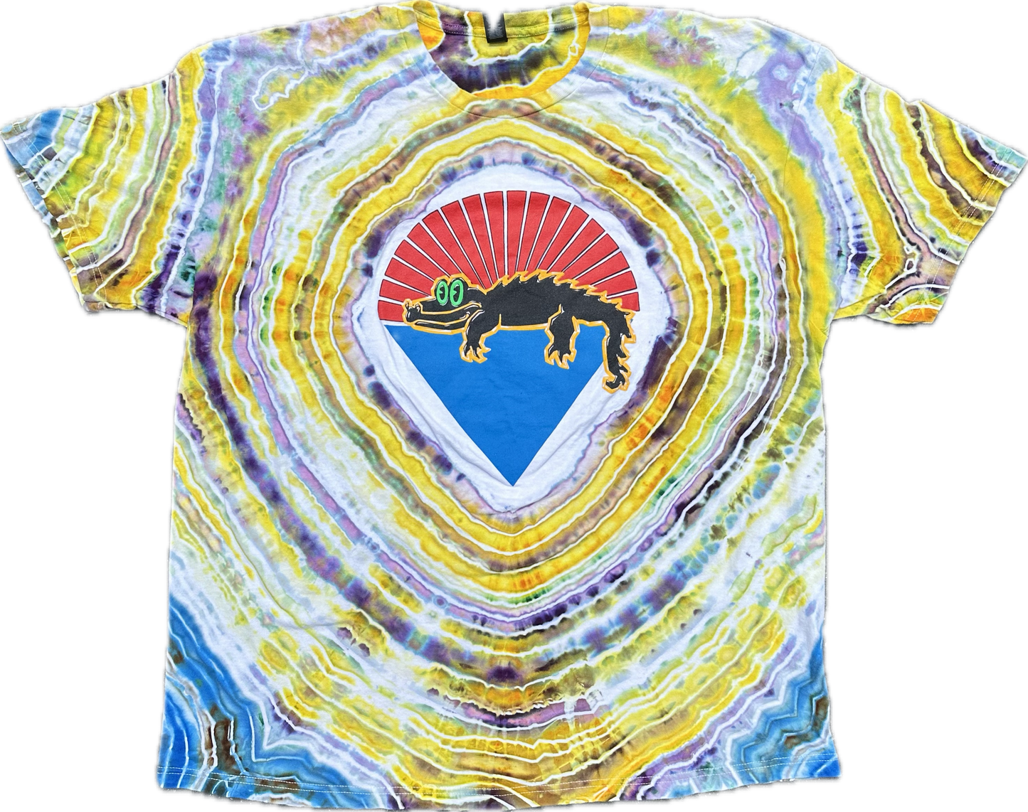 Gator Under The Stars King Gizzard Tie Dye Shirt ::3XL::