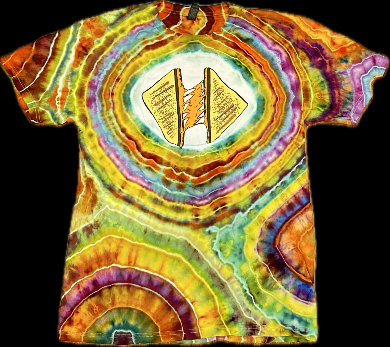 Grateful Grilled Cheese Geode Ice Tie-Dye ::Large::