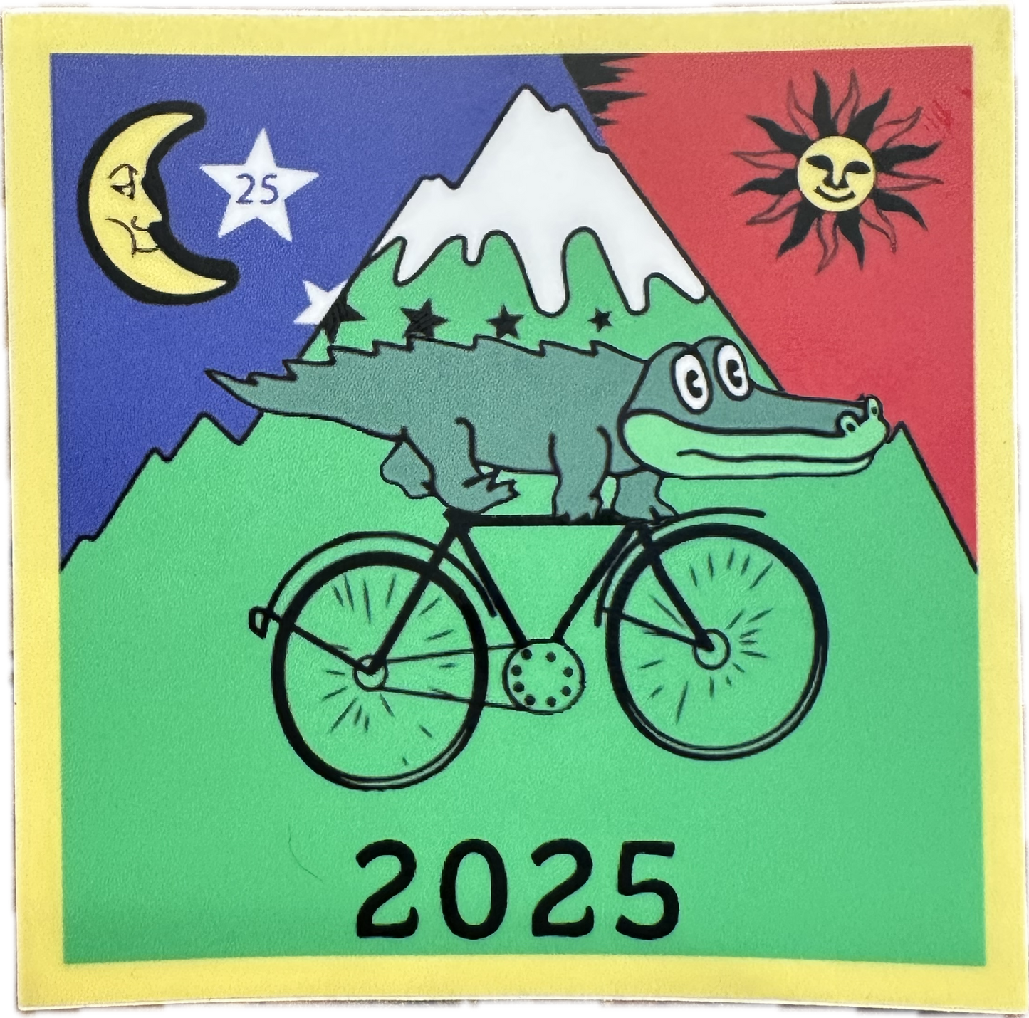 King Gizzard Gator Bicycle Day Vinyl Sticker