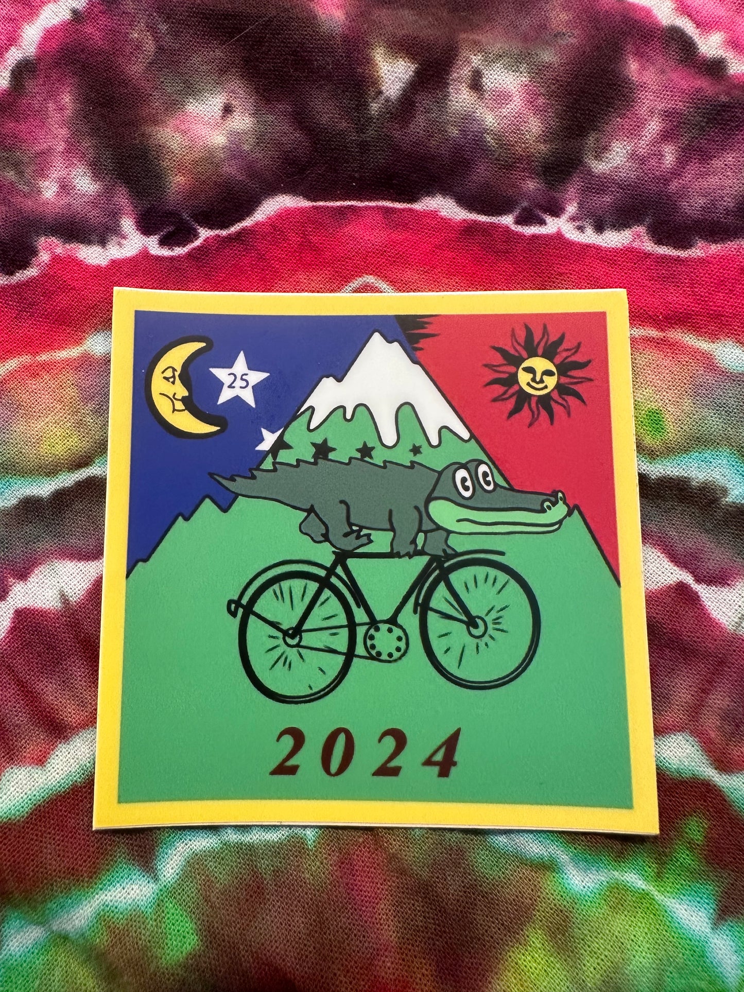 King Gizzard Gator Bicycle Day Vinyl Sticker