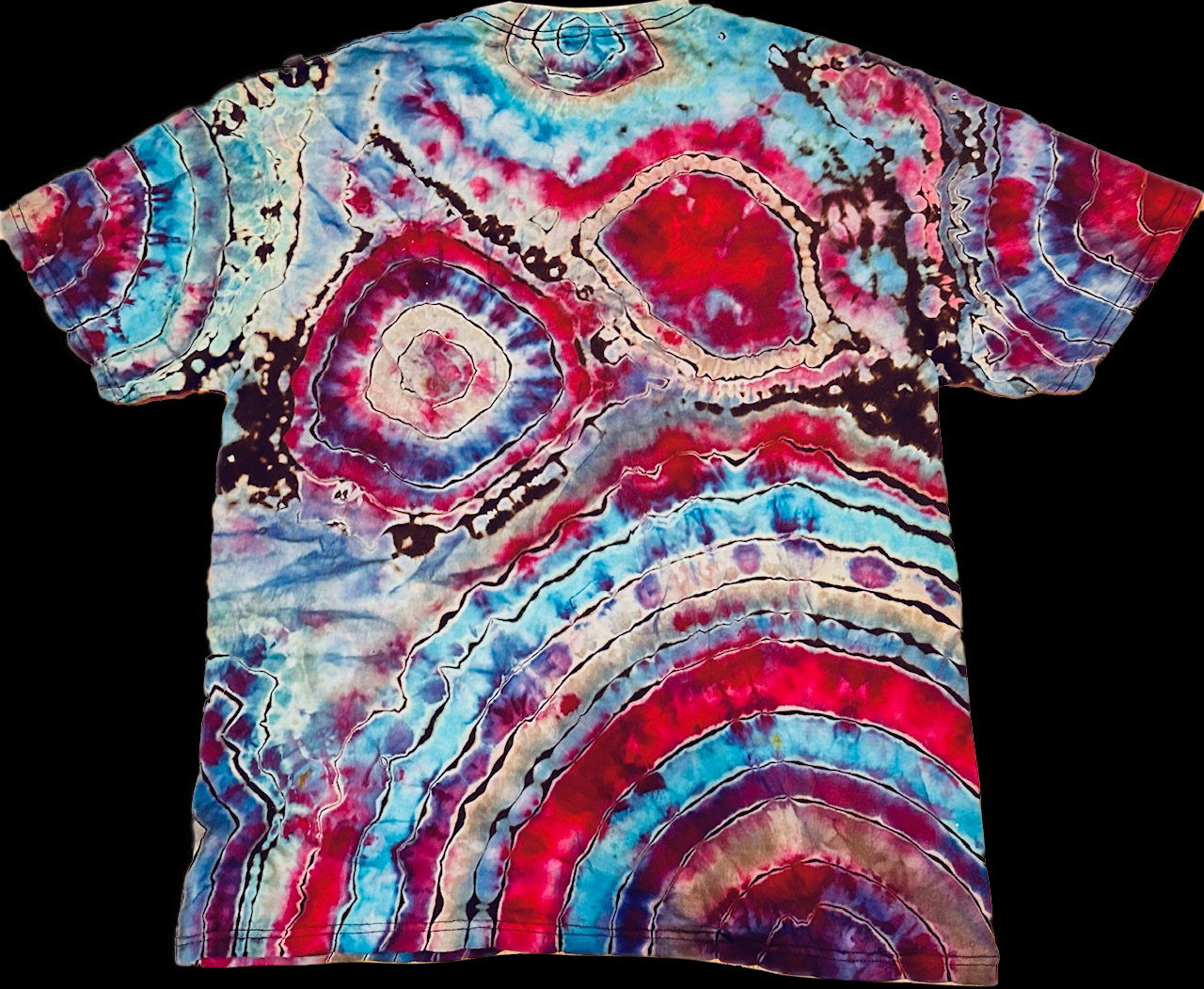 King Gizzard Cyboogie Ice Tie-Dye T-Shirt ::EXTRA LARGE::