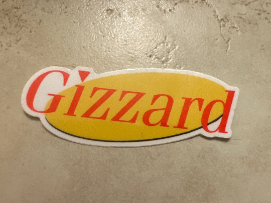 King Gizz Seinfeld Themed Vinyl Sticker