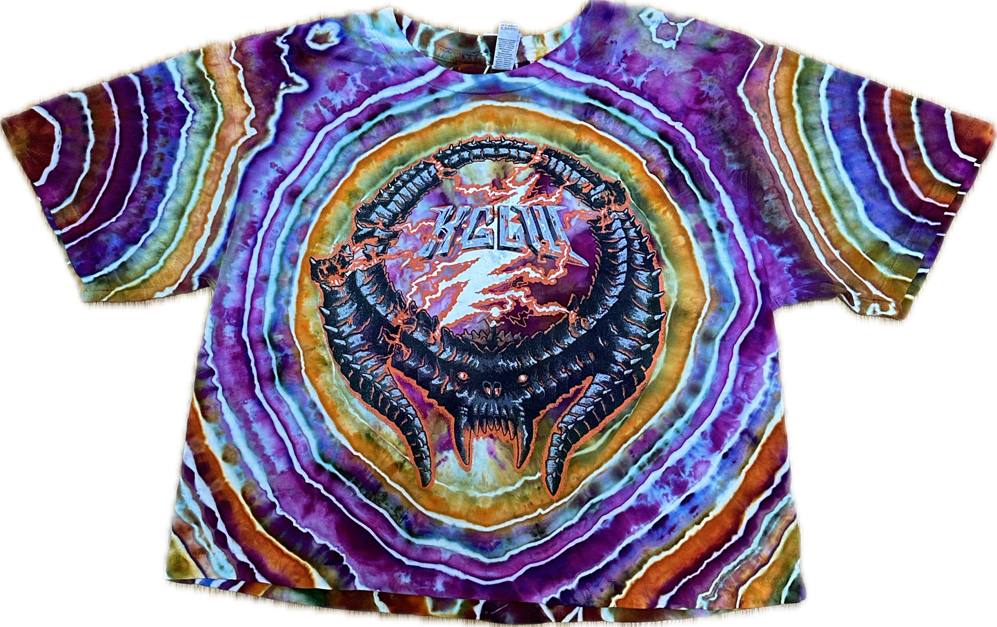 ::MEDIUM:: Steal Your Balrog King Gizzard Tie-Dye Crop Top
