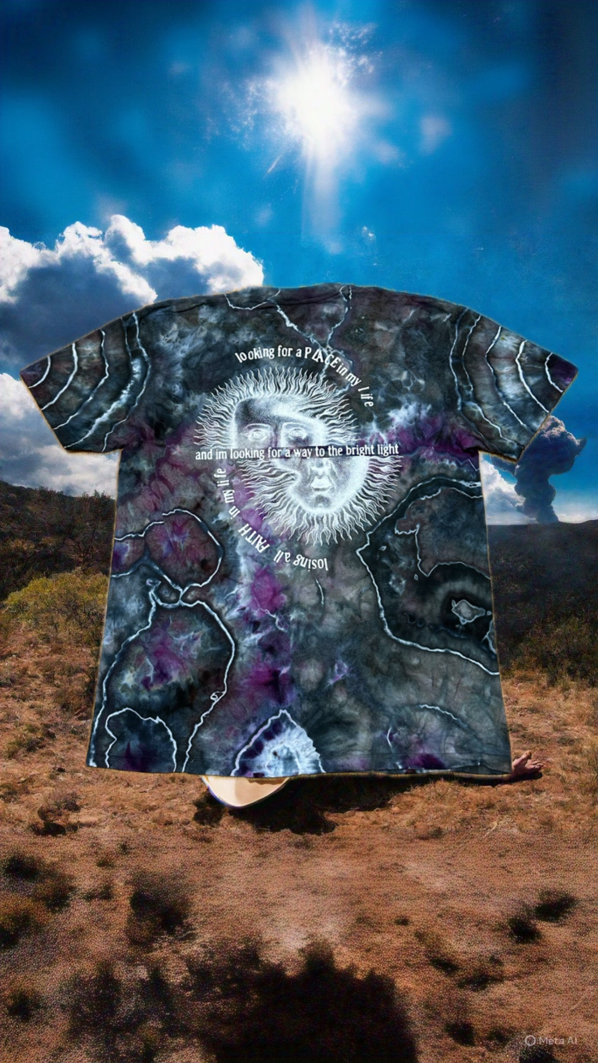 Geese 2122 God Of The Sun Tie-Dye Tshirt :::Large:::