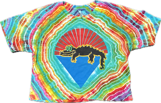 Gator Under The Stars King Gizzard CROP TOP Tie Dye ::Medium::