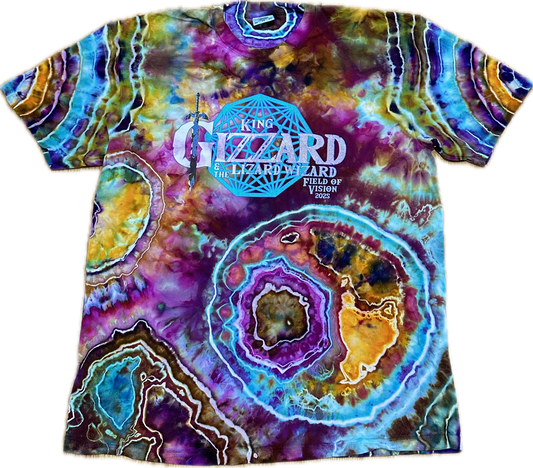 ::XL:: Zelda King Gizzard Field Of Vision Tie-Dye T-shirt