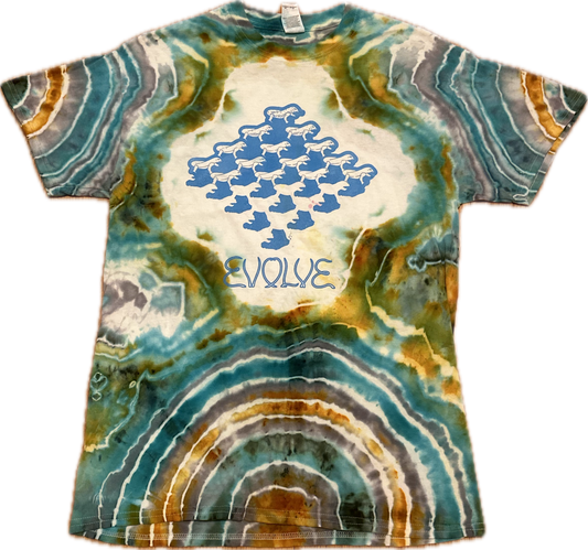 MEDIUM Ice Tie Dye Phish Evolve T-Shirt