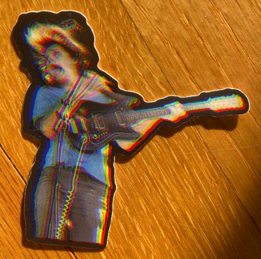 RGB 3D Shreddy Stu Vinyl Sticker