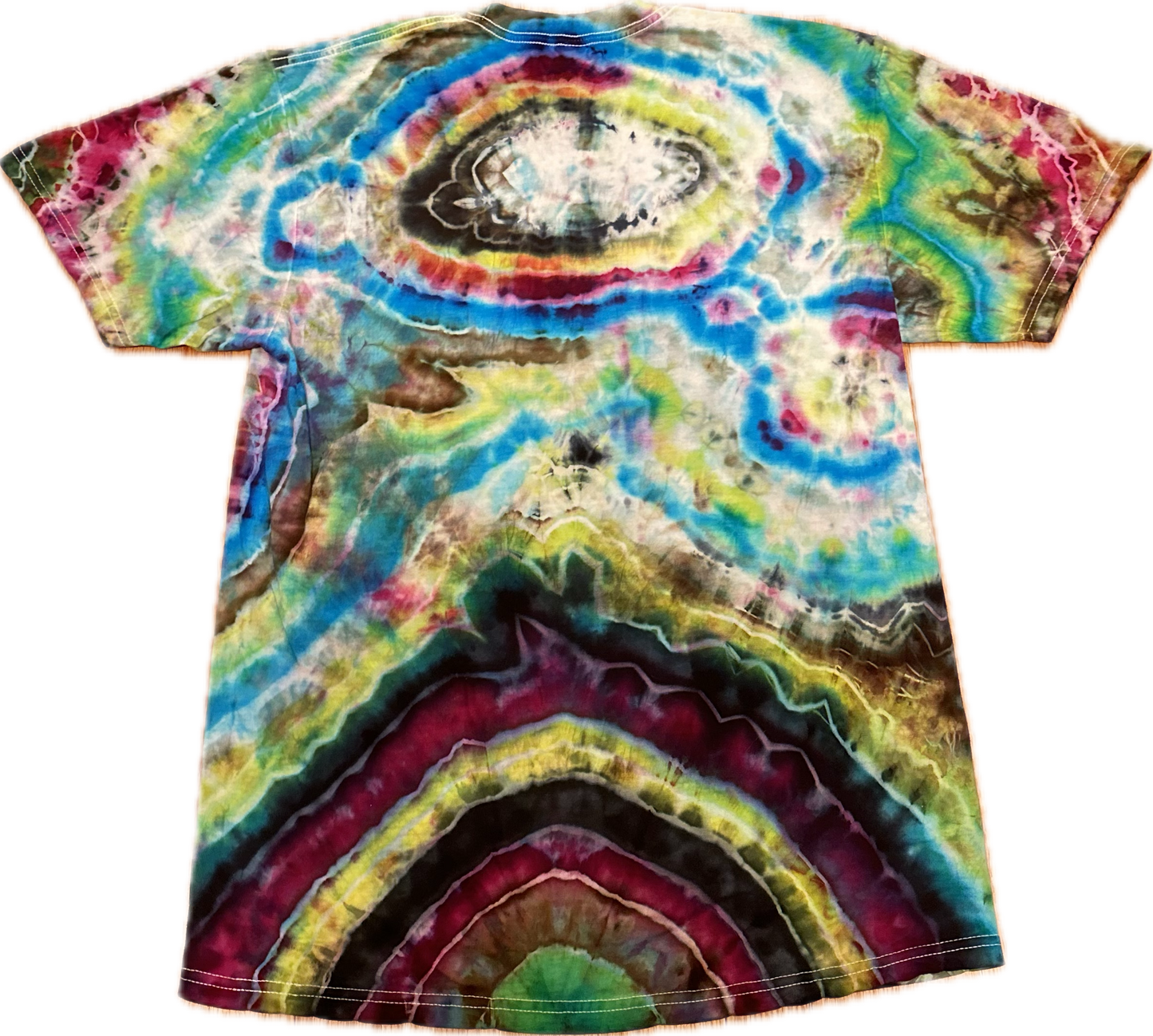 ::LARGE:: King Gizzard Nonagon Infinity Ice Tie Dye Shirt