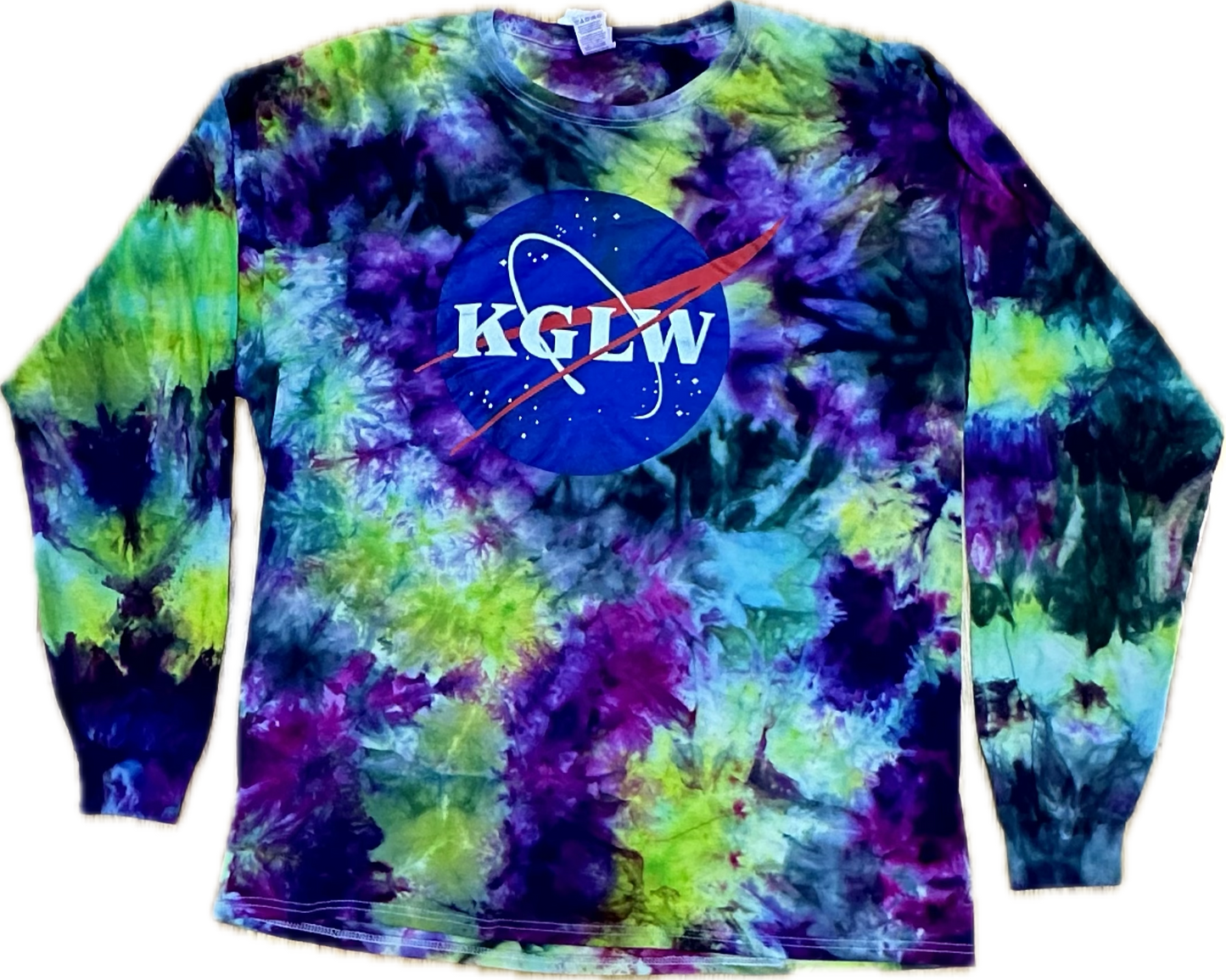 ::XL:: NASA x King Gizz Mashup King Gizzard Tie-Dye Long Sleeve T-shirt.
