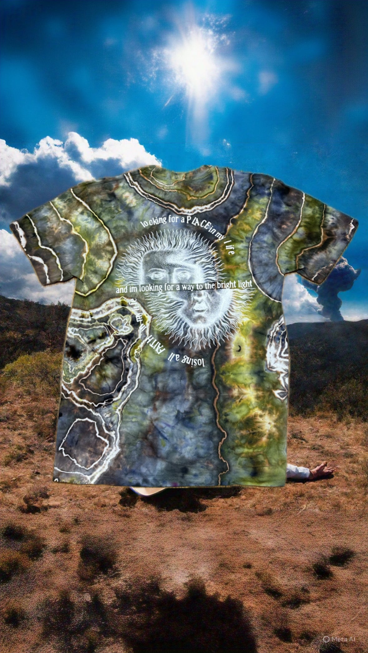 Geese 2122 God Of The Sun Tie-Dye Tshirt :::Medium:::