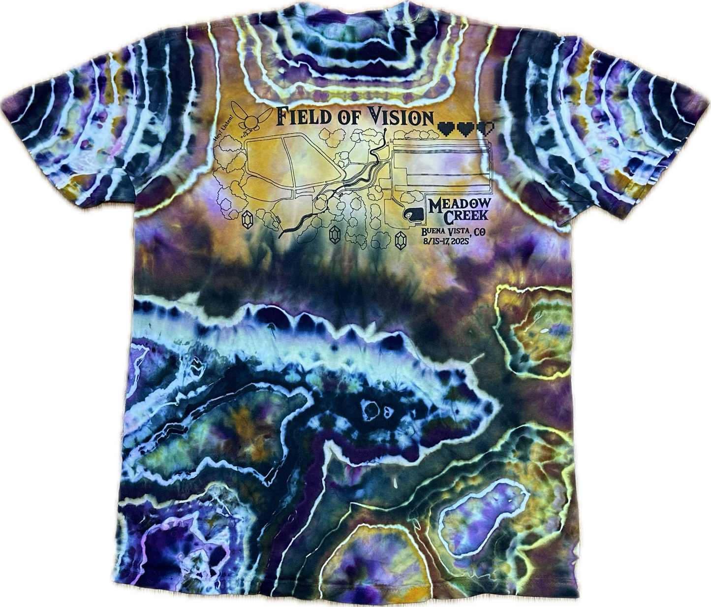 :: MEDIUM:: Zelda King Gizzard Field Of Vision Tie-Dye T-shirt