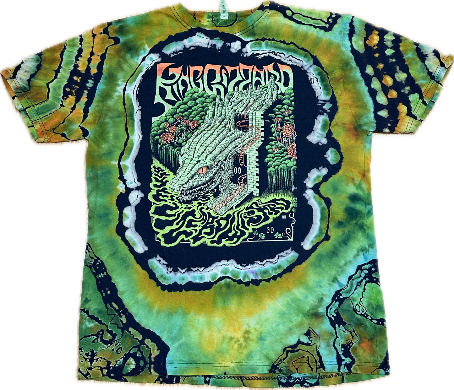 ::XL:: King Gizzard Evil River Offical Merch Tie-Dye T-Shirt
