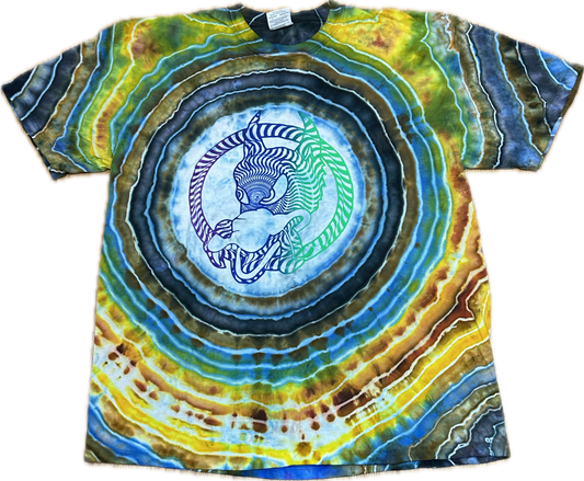 ::XL:: Jerry Garcia Wolfie Tie-Dye T-shirt
