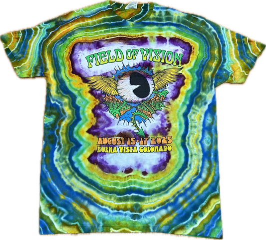:: MEDIUM:: King Gizzard Field Of Vision Tie-Dye T-shirt