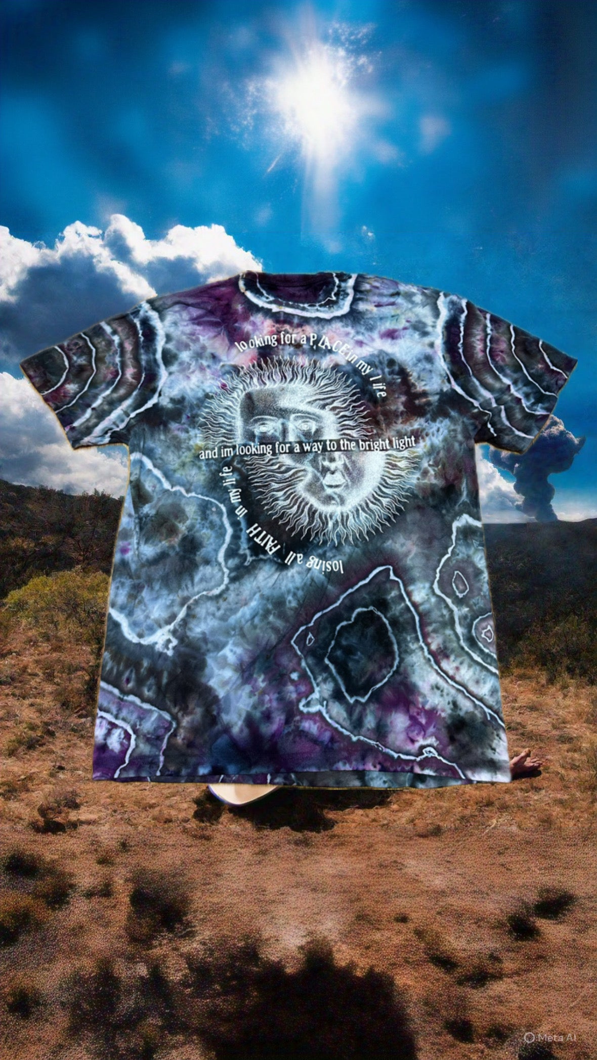 Geese 2122 God Of The Sun Tie-Dye Tshirt :::Medium:::