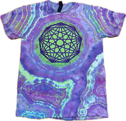 :: MEDIUM:: King Gizzard Nonagon Infinity Tie-Dye T-shirt