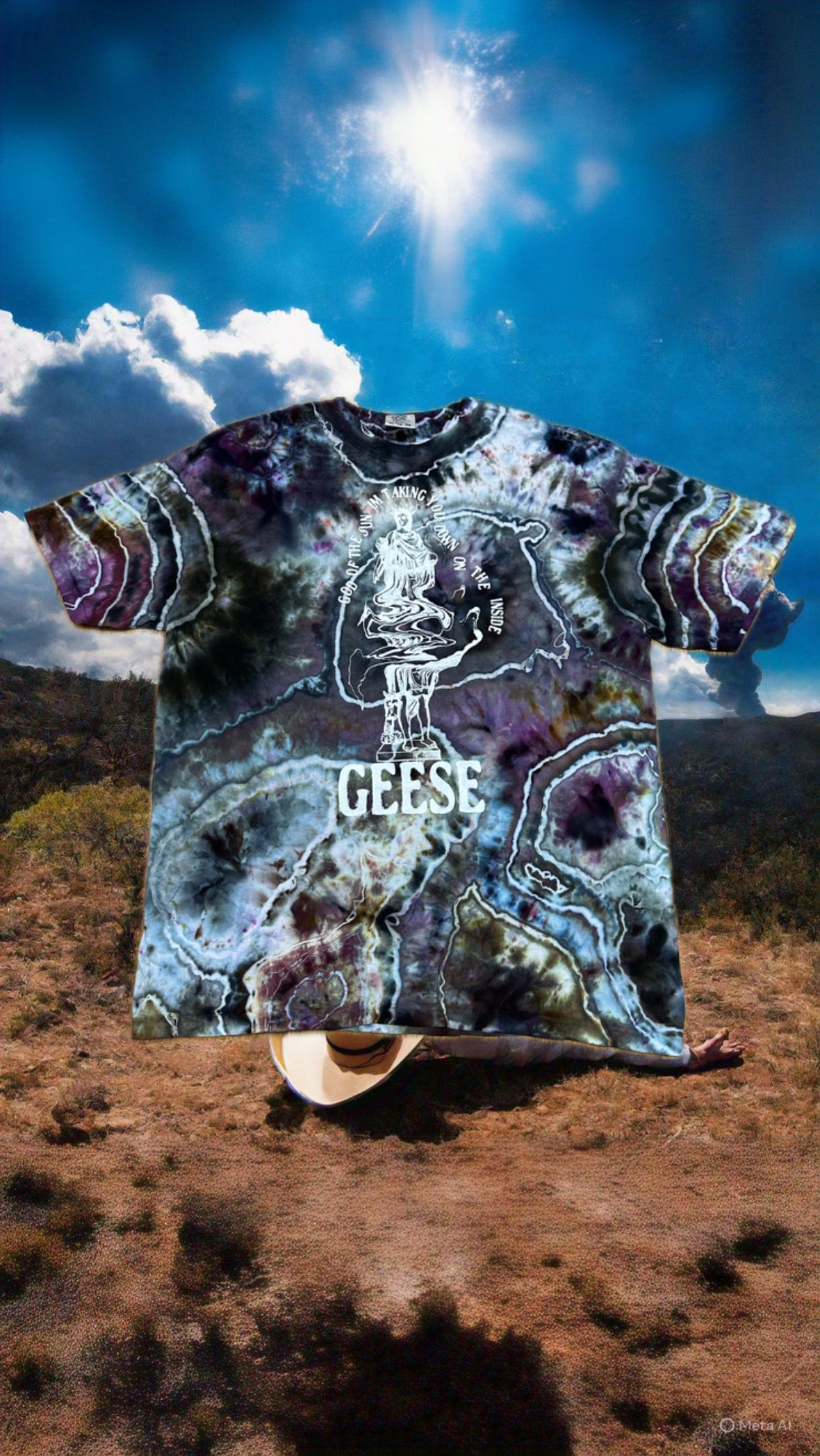 Geese 2122 God Of The Sun Tie-Dye Tshirt :::XL:::