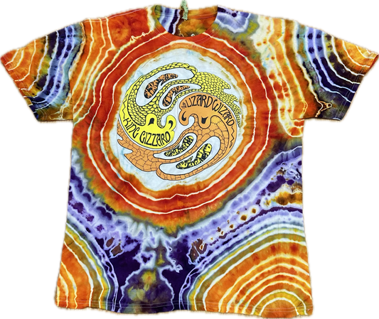 ::XL:: King Gizzard Ying Yang Offical Merch Tie-Dye T-shirt