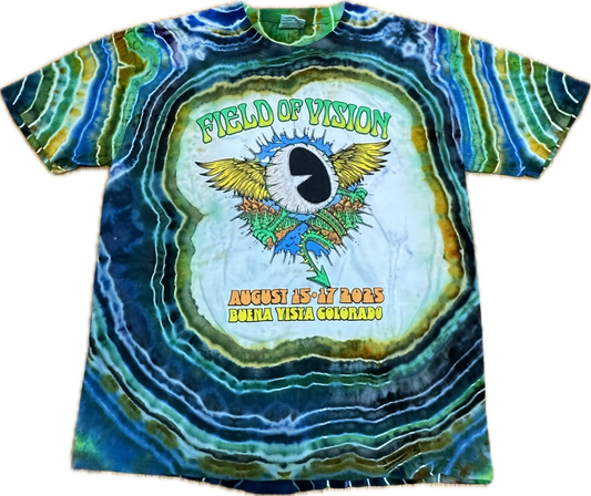 :: LARGE:: King Gizzard Field Of Vision Tie-Dye T-shirt