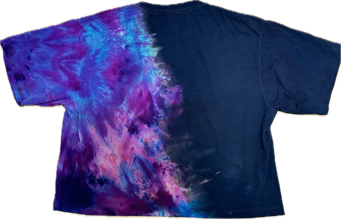 ::LARGE:: King Gizzard Nonagon Infinity Tie-Dye Crop Top