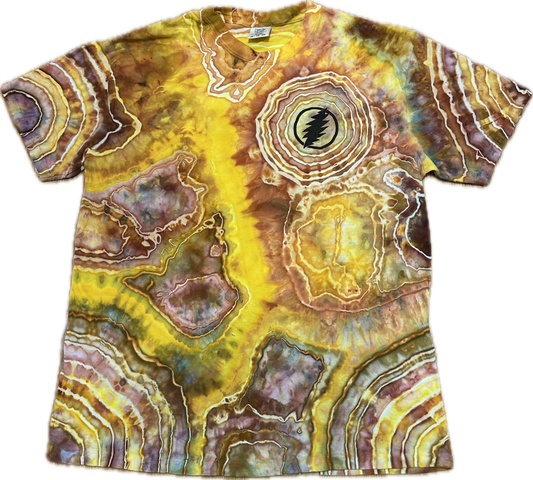 Grateful Dead Bolt Geode Tie-Dye Tshirt ::XL::