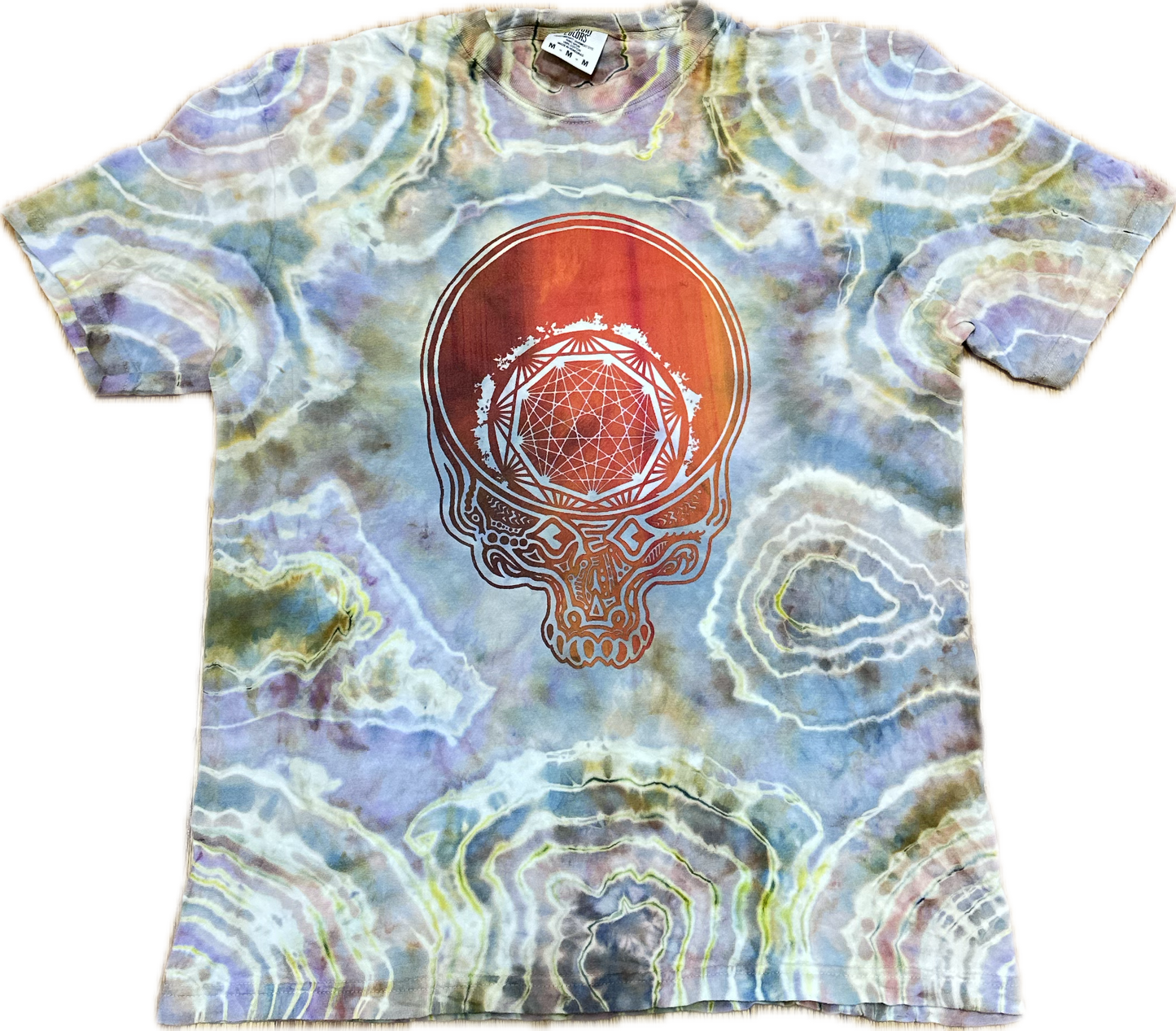 ::MEDIUM:: Nonagon Stealie Gator King Gizzard Tie-Dye T-Shirt