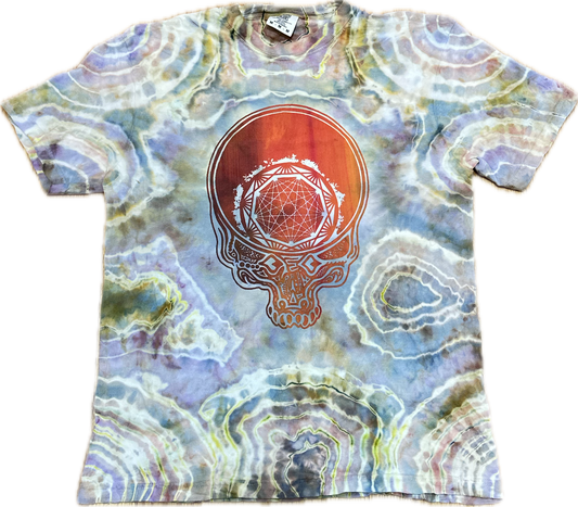 ::MEDIUM:: Nonagon Stealie Gator King Gizzard Tie-Dye T-Shirt