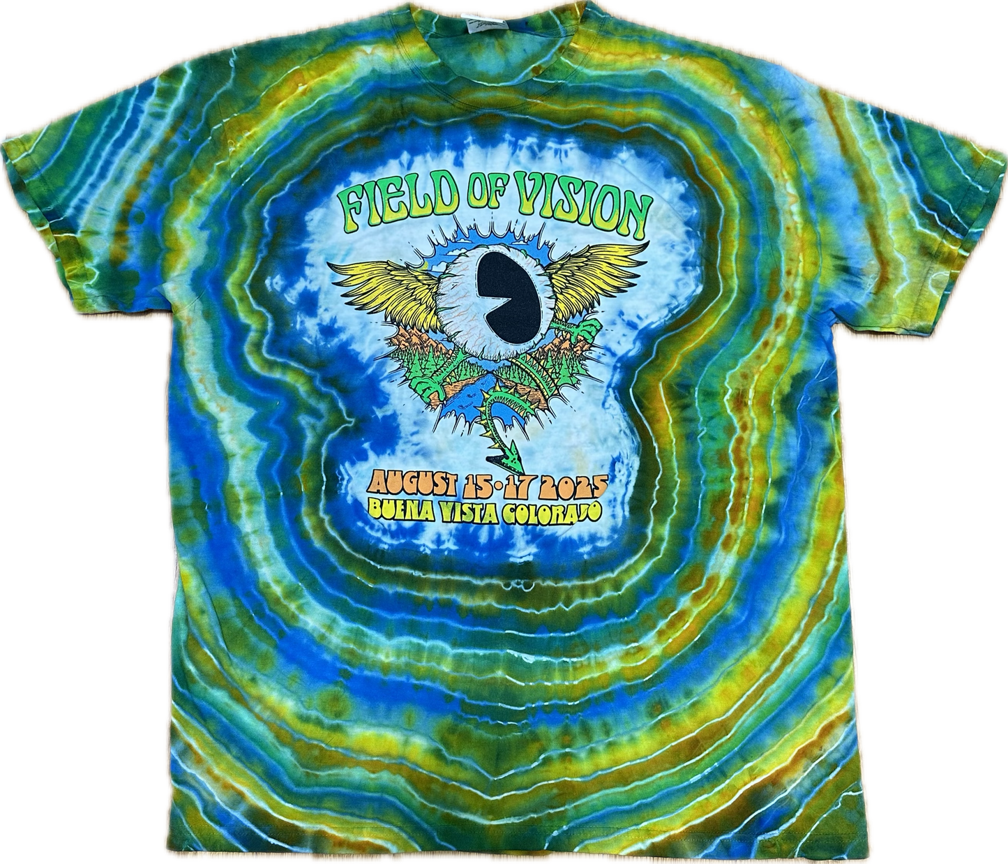 ::XL:: King Gizzard Field Of Vision Tie-Dye T-shirt