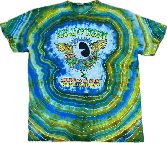 ::XL:: King Gizzard Field Of Vision Tie-Dye T-shirt