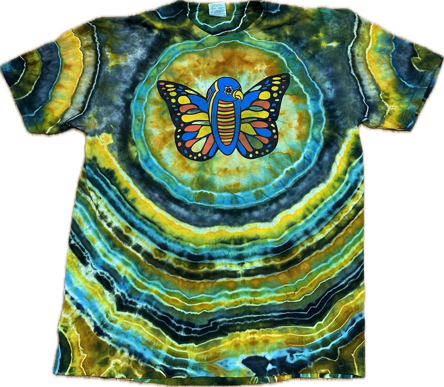 Oddments Morpho Tie-Dye T-Shirt ::XL::