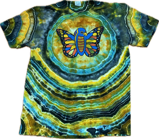 Oddments Morpho Tie-Dye T-Shirt ::XL::