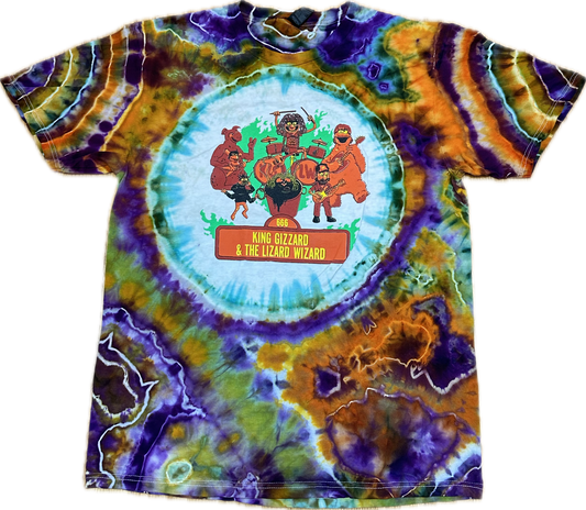 ::LARGE:: Muppets Band Members King Gizzard Tie-Dye T-Shirt