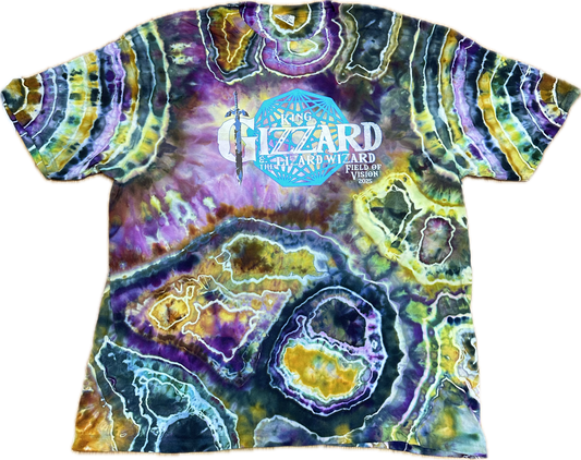 :: 2XL:: Zelda King Gizzard Field Of Vision Tie-Dye T-shirt