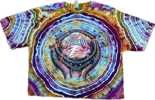 ::LARGE:: Steal Your Balrog King Gizzard Tie-Dye Crop Top