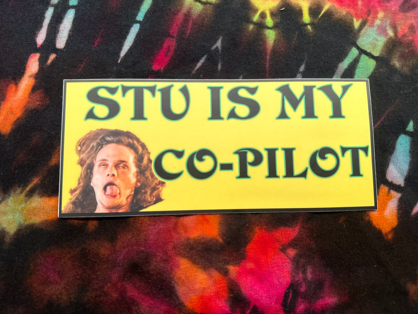 Stu Is My Co-Pilot King Gizzard Vinyl Sticker