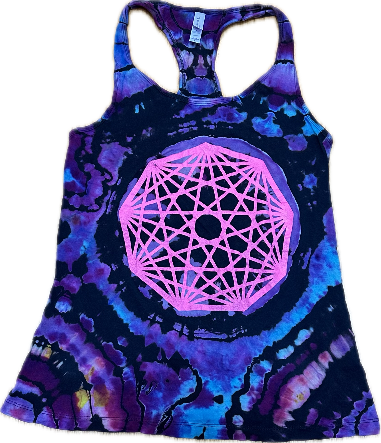 ::LARGE:: King Gizzard Nonagon Infinity Tie-Dye Tank Top
