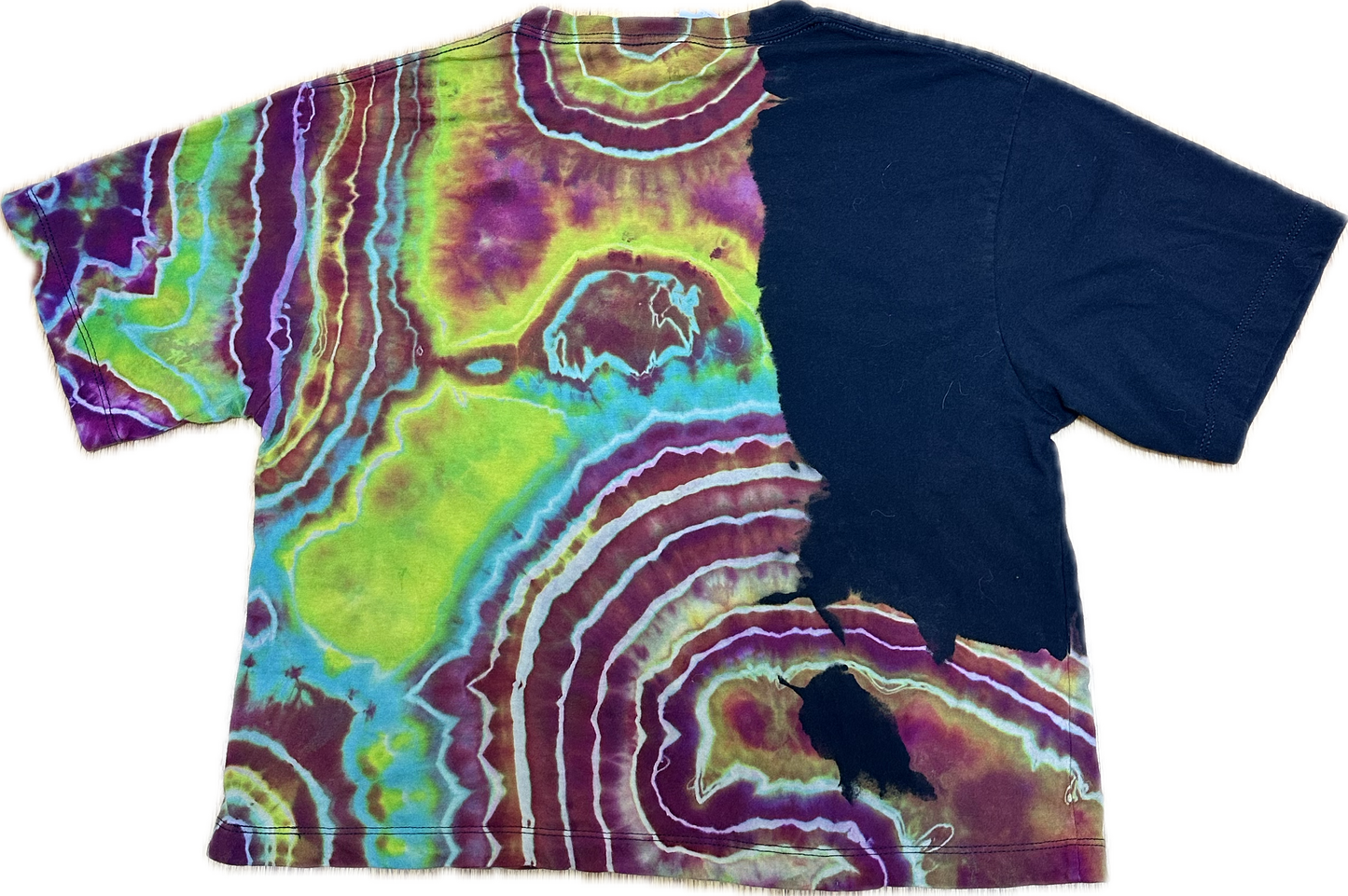 ::MEDIUM:: King Gizzard Nonagon Infinity Tie-Dye Crop Top