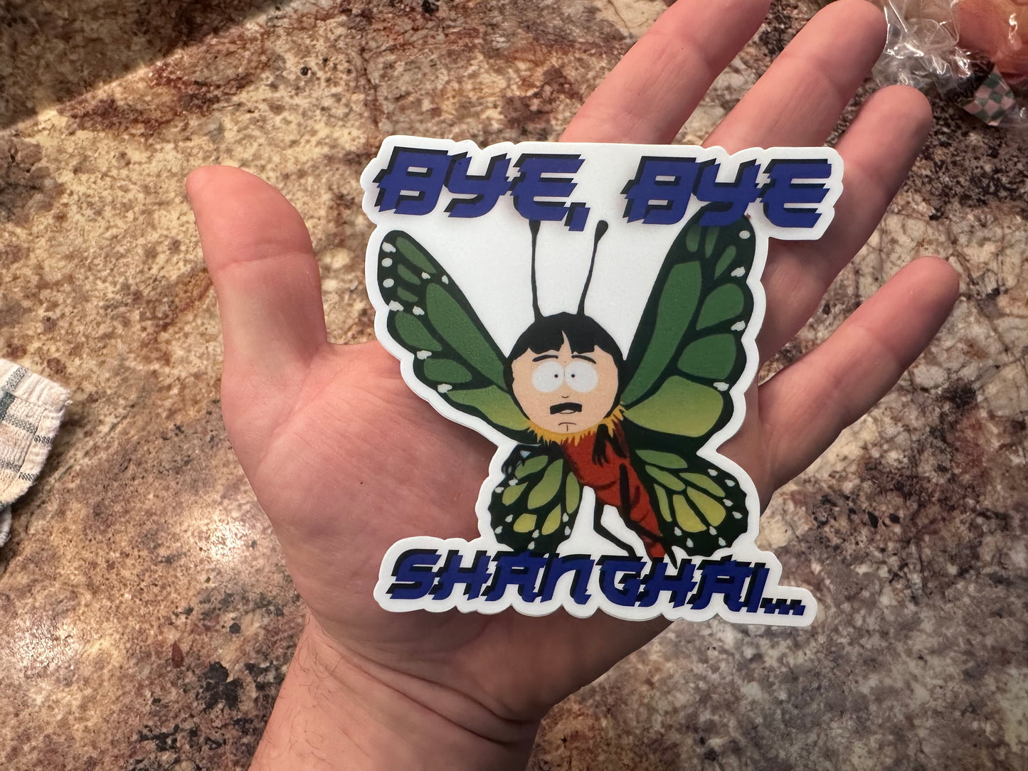 King Gizzard Bye Bye Shanghai Randy Marsh Sticker