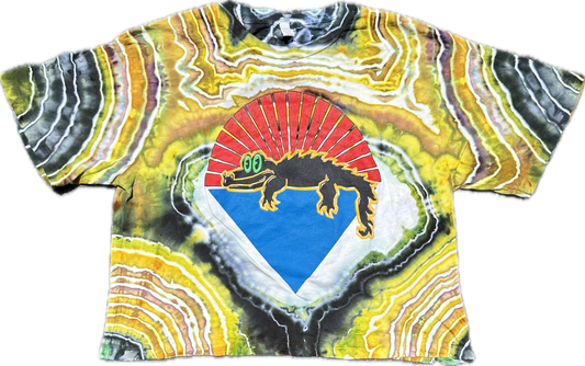 Gator Under The Stars King Gizzard CROP TOP Tie Dye ::Large::