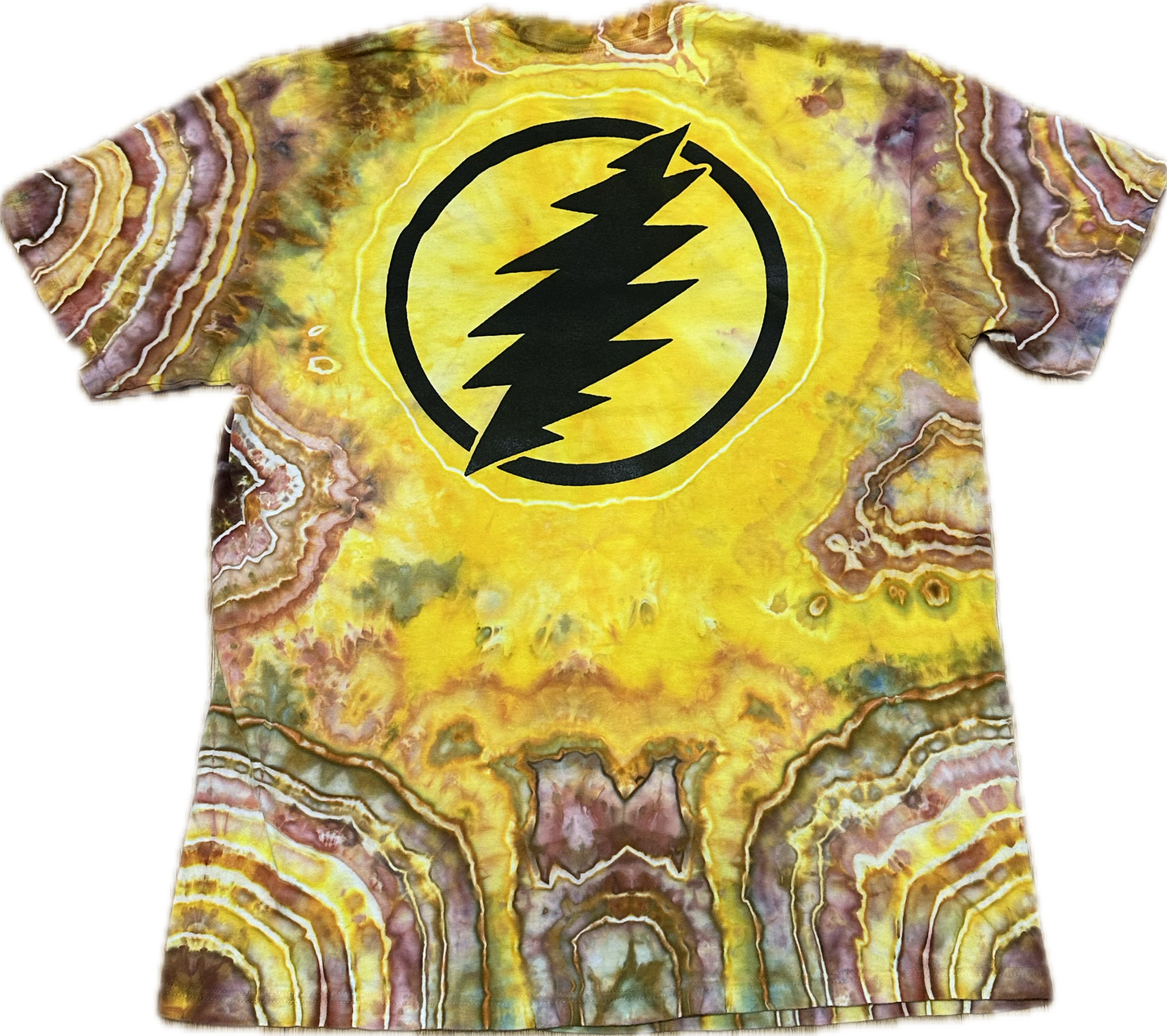 Grateful Dead Bolt Geode Tie-Dye Tshirt ::XL::
