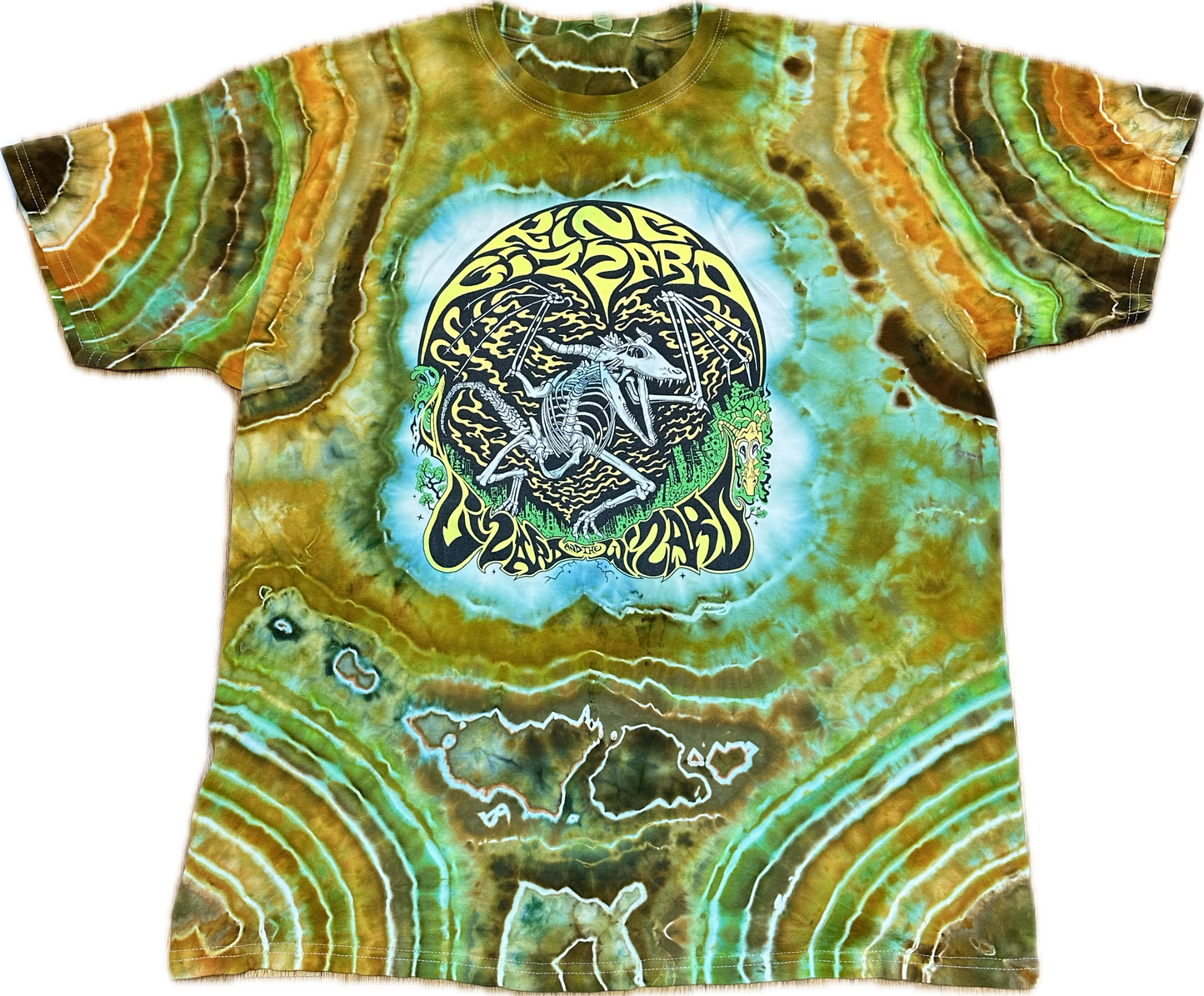 :: 2XL:: King Gizzard Dragon Offical Merch Tie-Dye T-Shirt