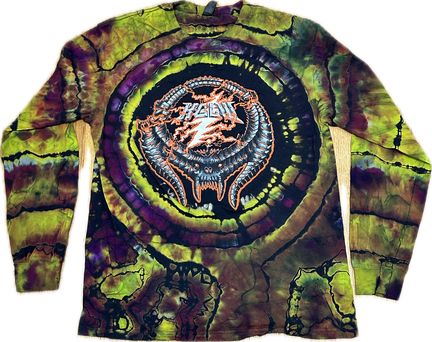 ::LARGE:: Steal Your Ballrog King Gizzard Tie-Dye Long Sleeve T-Shirt