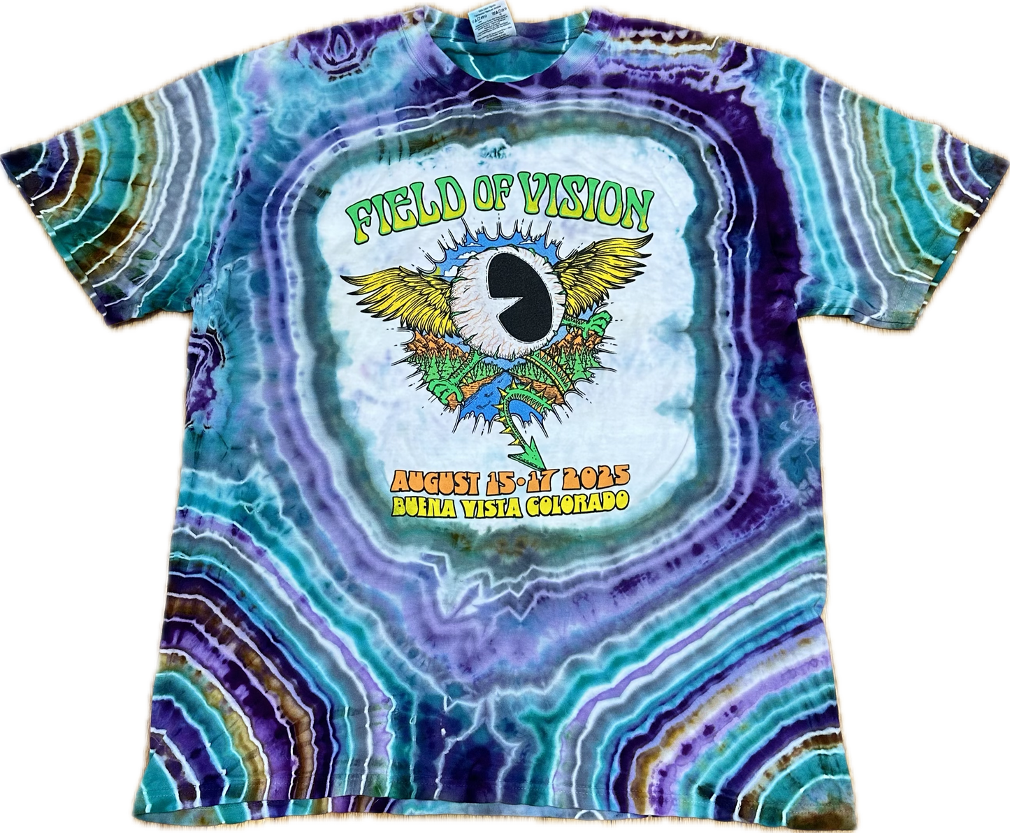 ::XL:: King Gizzard Field Of Vision Tie-Dye T-shirt