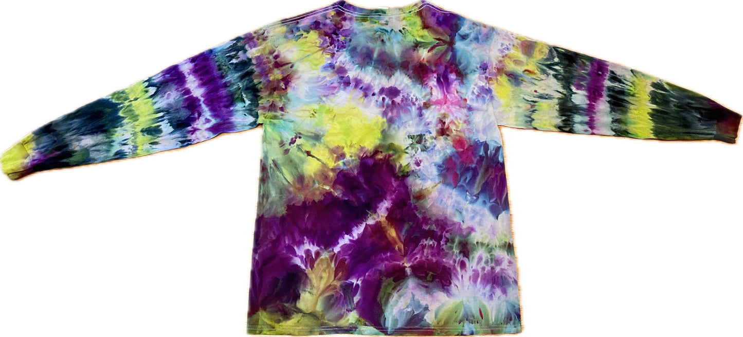 Grateful Grilled Cheese Geode Ice Tie-Dye Long Sleeve Shirt ::LARGE::